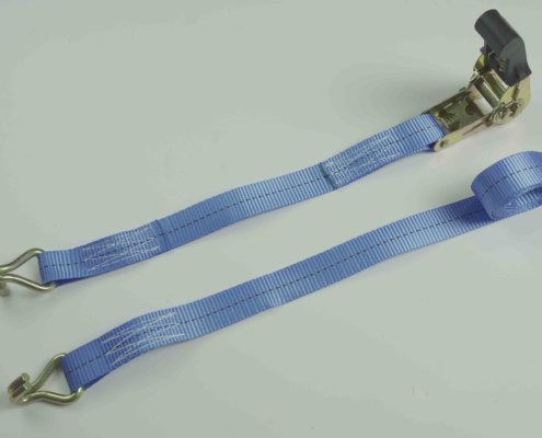 1'' ratchet straps with wire hooks