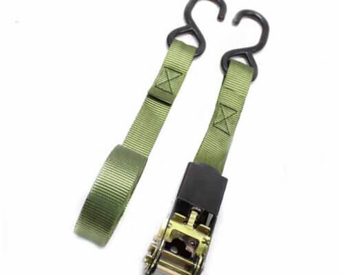 1'' x 20' Ratchet Strap with S-Hooks