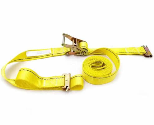 2''x 16' Ratchet Strap with E-Fittings