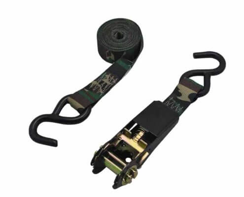 Ratchet Straps with S Hooks with Black e-coating