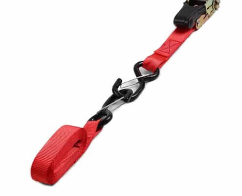 Red Motorcycle Tie Down Straps