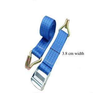 2 inch Cambuckle Strap with Plate Trailer Hooks