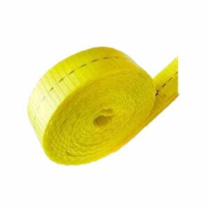 1'' Yellow Polyester Webbing For Luggage Strap