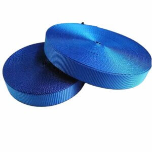 1 inch Blue Polyester Webbing 1700 lbs