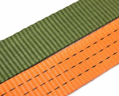 1.5'' Orange Polyester Webbing 4400 lbs