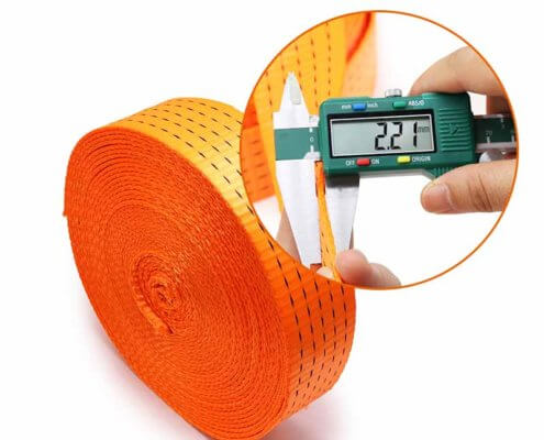 2 inch Orange Polyester Webbing 11,000 lbs