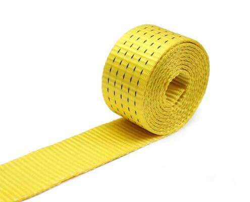 2 inch Yellow Polyester Webbing 4400 lbs