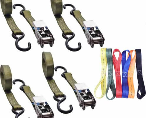 1'' Motorcycle Tie Down Straps