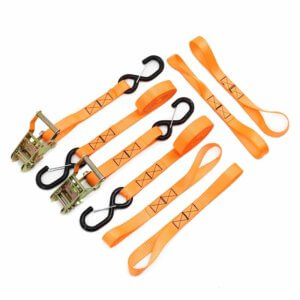 Motorcycle Tie Down Ratchet Straps