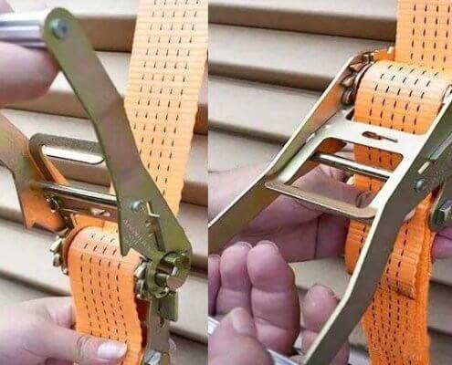 how to untangle ratchet strap