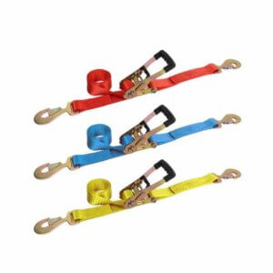 1 inch Heavy Duty Ratchet Strap with Wire Hooks