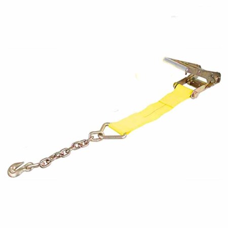 2'' Ratchet Strap Short End with Chain & Hook