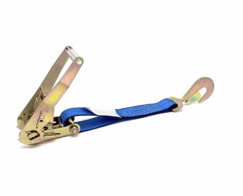 2'' Ratchet Strap Short End with Snap Hook