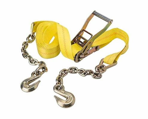 2'' Ratchet Strap with Chain & Hook