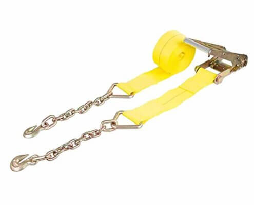 2 inch Ratchet Strap with Chain & Hook