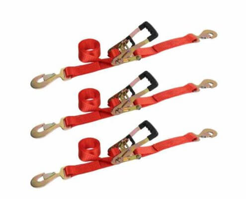 2 inch Ratchet Straps with Snap Hooks