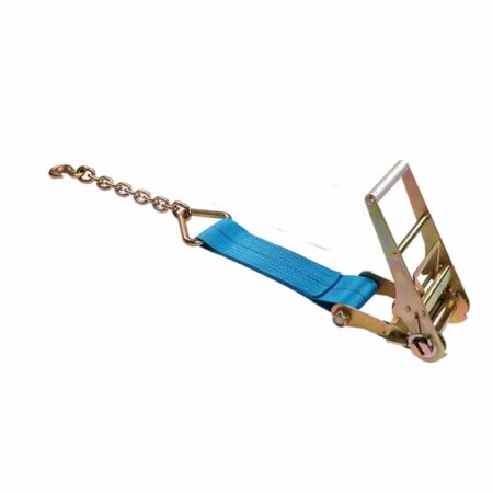 4 inch Ratchet Strap Short End with Chain and Hook