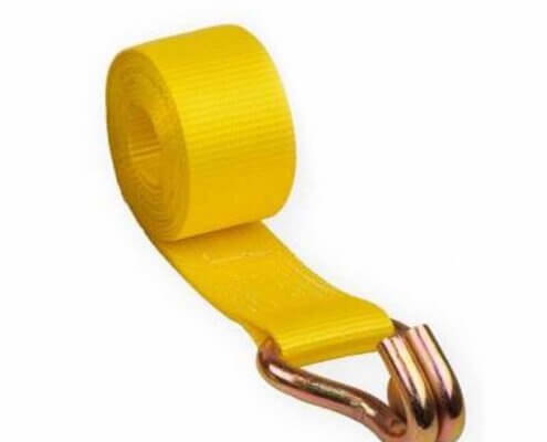 4'' x 27' Winch Strap with Wire Hook
